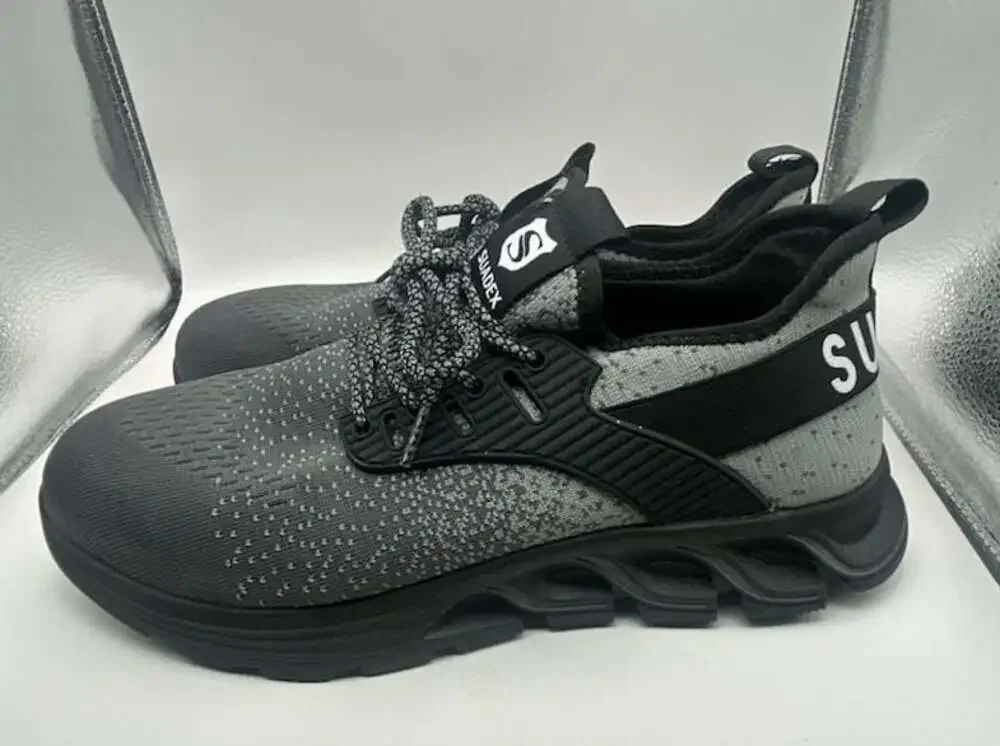 SUADEX Model 2817 Indestructible Safety Work Shoes Steel Toe Breathable Sneakers